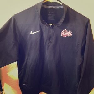Black Nike half zip up